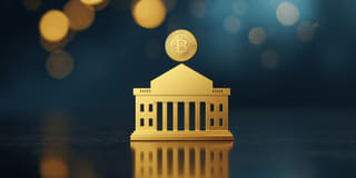 News-style graphic covering institutional interest in crypto ETFs