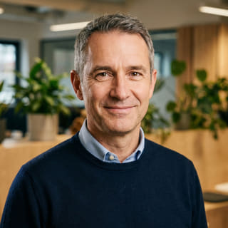 James Mitchell, listed as Chief Executive Officer at Fern Waardholm, in a profile image