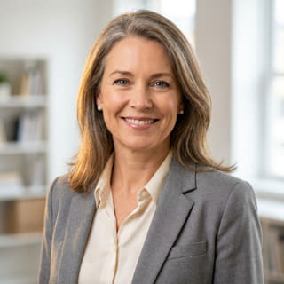 Sarah Coleman, listed as Chief Financial Officer at Fern Waardholm, in a profile image
