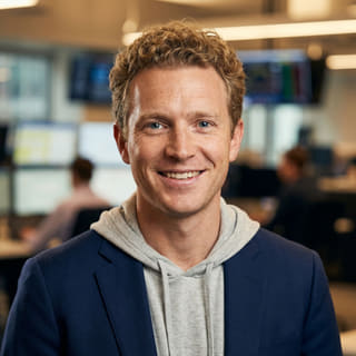 Ryan Brooks, listed as Lead Trading Analyst at Fern Waardholm, in a profile image